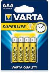 Set 4 Baterii AAA 1.5v R3 Varta